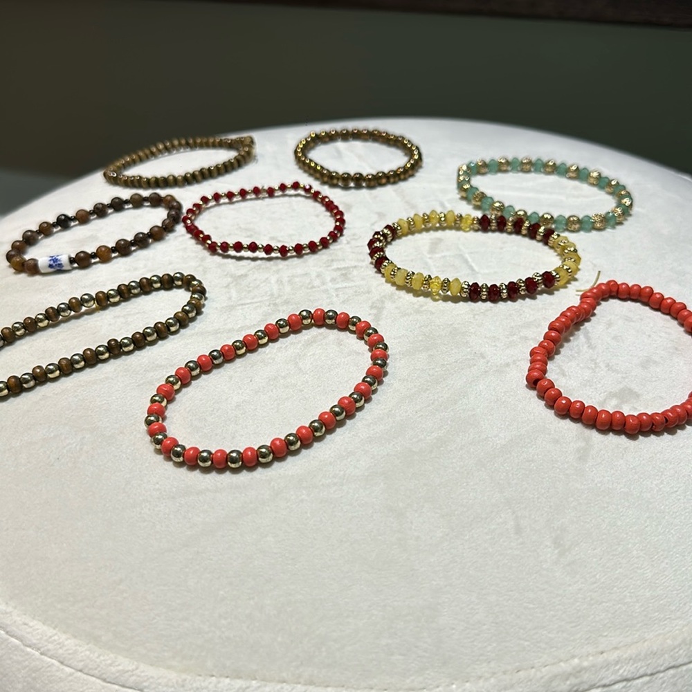 ALL Beaded bracelets FOR $8!!